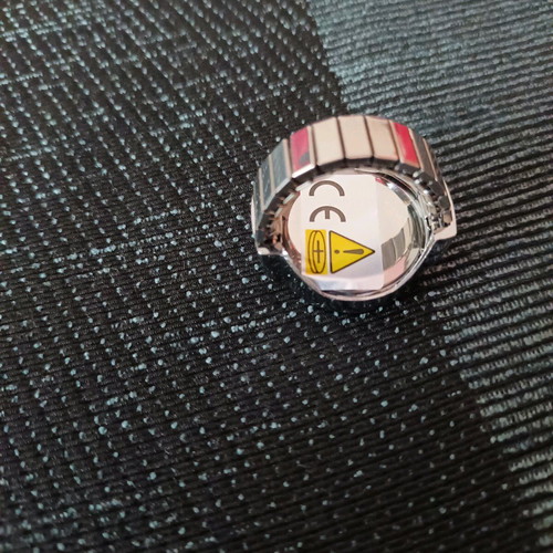Mini ring watch new, silver