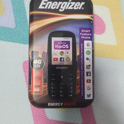 Energizer Energy E241S Dual SIM 4GB feature phone like new, black
