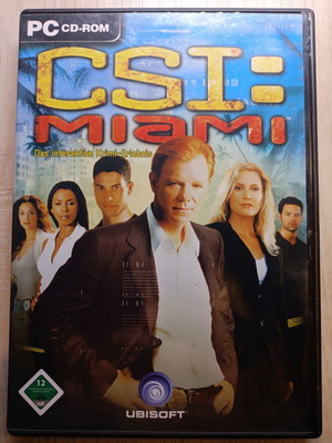 CSI: Miami παιχνίδι PC CD-ROM, γερμανική έκδοση