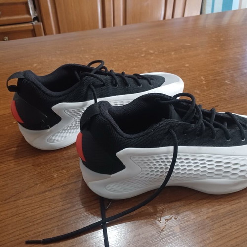 Adidas A.E. 1 Low basketball shoes new, black and white, size 47.5