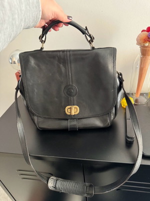 Vintage leather bag Nectario Pelle used, crossbody