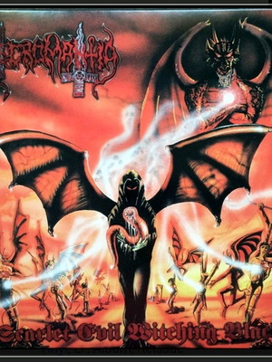 Necromantia Scarlet Evil Witching Black βινύλιο LP άλμπουμ σαν καινούργιο