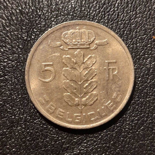Νόμισμα 1977 BELGIE 5 FR μεταχειρισμένο