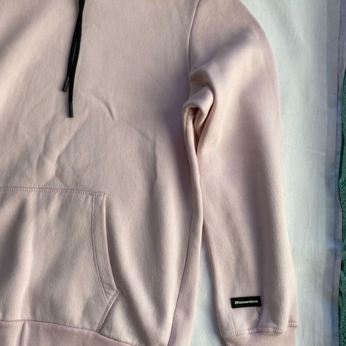 Bershka pink hoodie size L used
