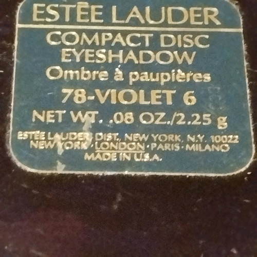 Estee Lauder single eyeshadow Violet like new
