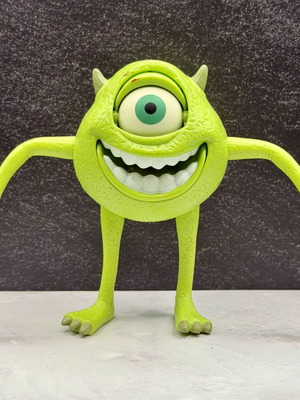 Disney Monsters Inc Mike Wazowski φιγούρα μεταχειρισμένη παιχνίδι McDonald's Happy Meal