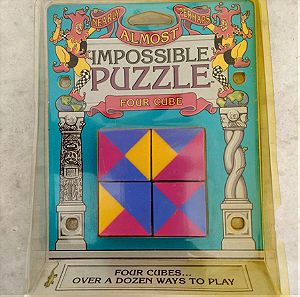 Σφραγισμένο IMPOSSIBLE PUZZLE FOUR CUBE 1996