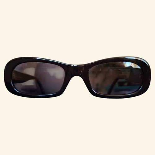 Replay Y2K Sunglasses Black Oval Frame new