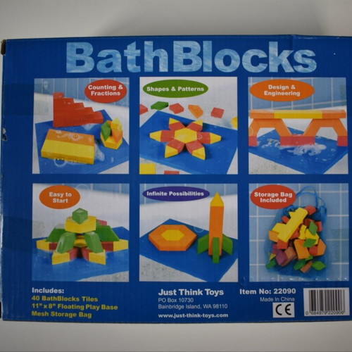 Bath Blocks new foam bath toy set
