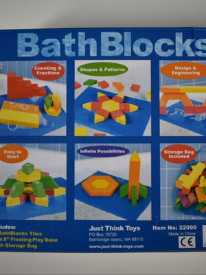 Bath Blocks new foam bath toy set