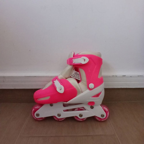Pink roller skates size 35-38 with 4 wheels