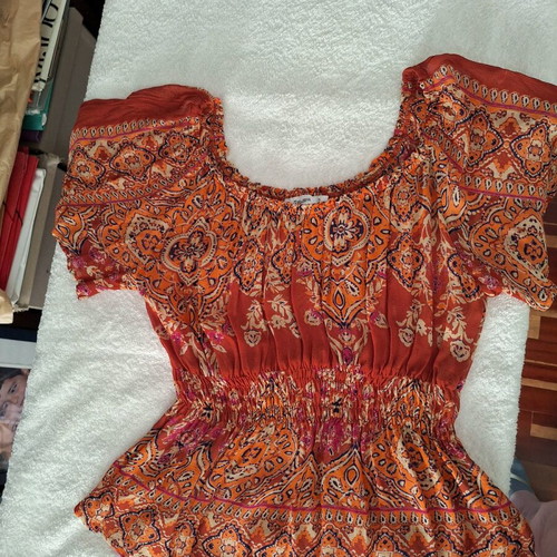 Toi & Moi colorful short-sleeve top like new