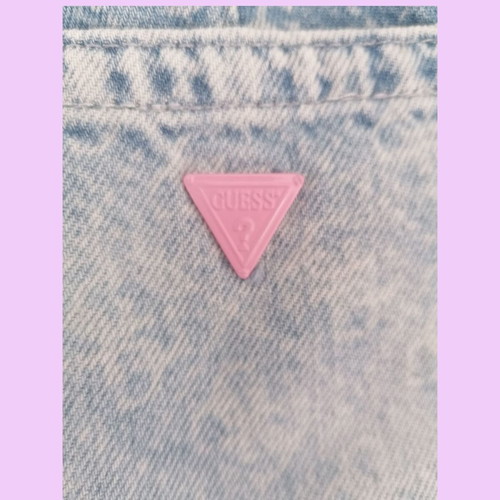Guess girls' jeans like new with logo and street style design, age 12