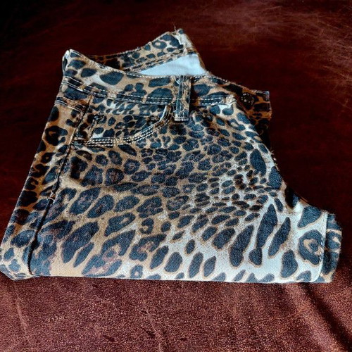 Leopard women's denim pants Daisy Street Small like new