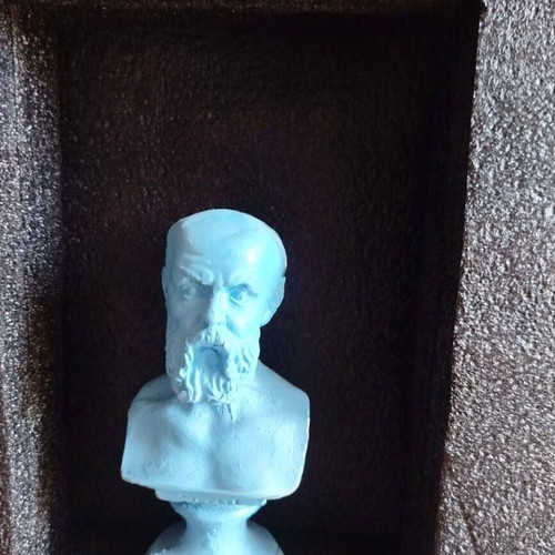 Socrates Philosopher Plaster Statue 15 cm Height Solid New
