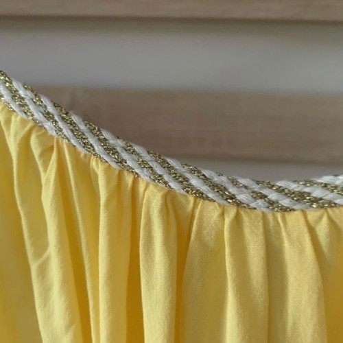 Long maxi dress small yellow