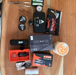 Blaze Solo 2 RTA vape set with accessories and batteries