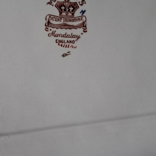 Mason's Ironstone Mandalay England Plate new 23cm/27cm