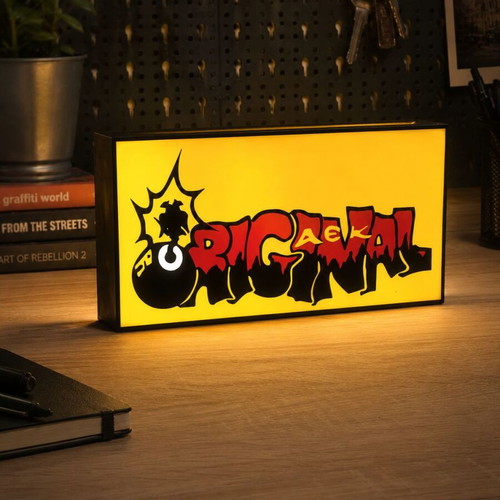 AEK Original Lightbox LED Lamp with Urban Graffiti Design
