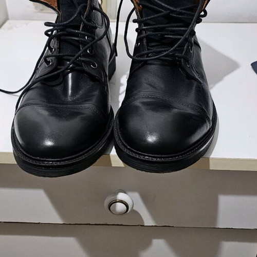 Damiani men's ankle boots like new, black, size 45