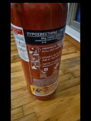 Dry Powder Fire Extinguisher 6kg like new