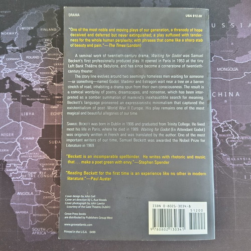 Waiting for Godot by Samuel Beckett used, English edition