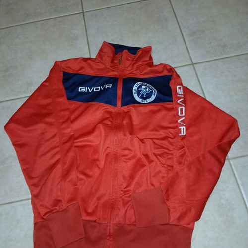 Givova red jacket like new, size M