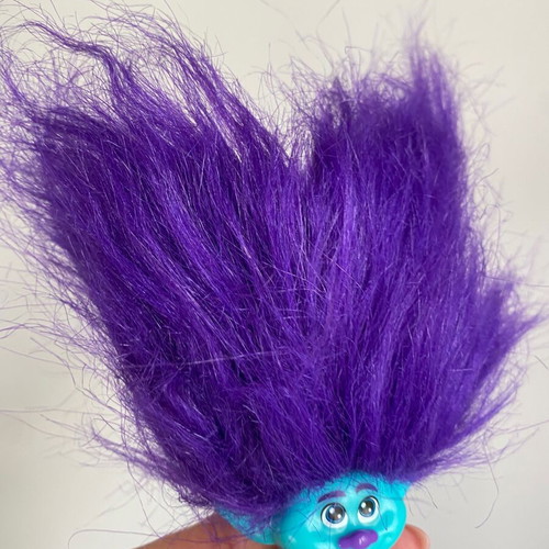 DreamWorks Trolls Band Together Rainbow Pom Poms Keychain used