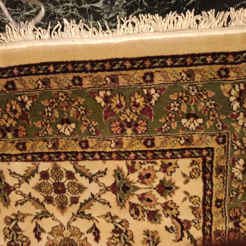 Persian Machine-Made Rug like new, greenish-ecru beige 240x1.60
