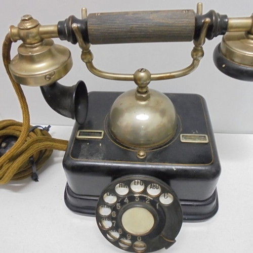KTAS vintage Danish rotary telephone, Copenhagen design