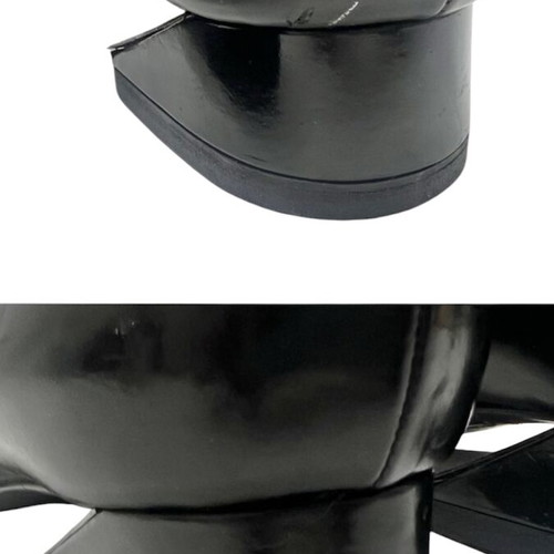 Fendi classic mid heel shoes used, size 39, black