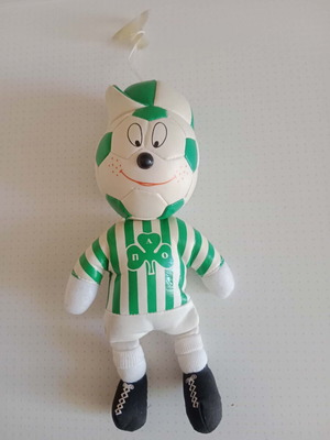 Panathinaikos doll with suction cup used