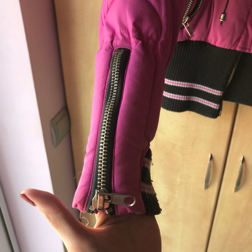 Pink jacket medium short used like new