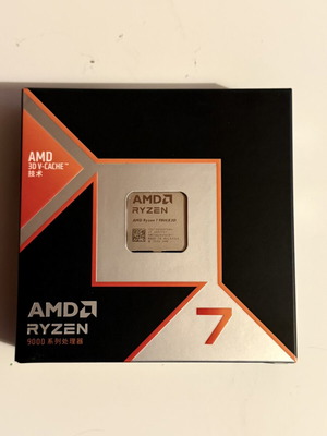 AMD Ryzen 7 9800X3D επεξεργαστής 8 πυρήνων 4.7GHz καινούργιος, Socket AM5