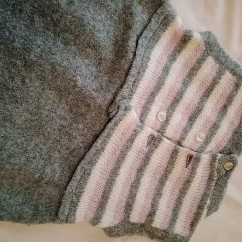 Dress used for 3-year-old girl, white and gray