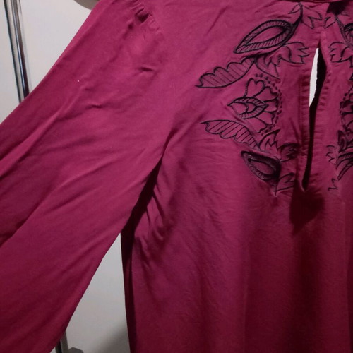 Minkpink boho blouse red new, size S/M