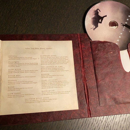 Ashes and Snow DVD collectible, like new, special edition Gregory Colbert