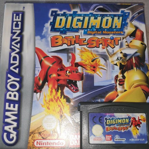 Digimon Battle Spirit Game Boy Advance used with box and manual