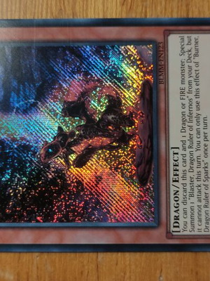 Burner Dragon Ruler of Sparks Yu-Gi-Oh card new