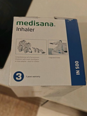Medisana IN 500 nebulizer new for respiratory treatment
