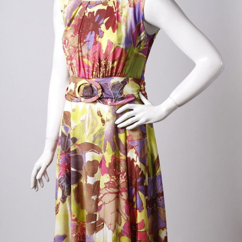 San Martino Martino dress, multicolor floral midi