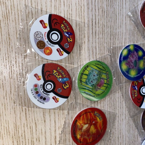 Pokemon Tazos 3D complete set 50/50, like new