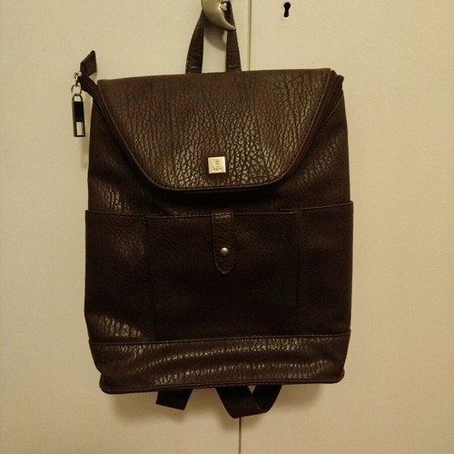 Brown KEM backpack like new