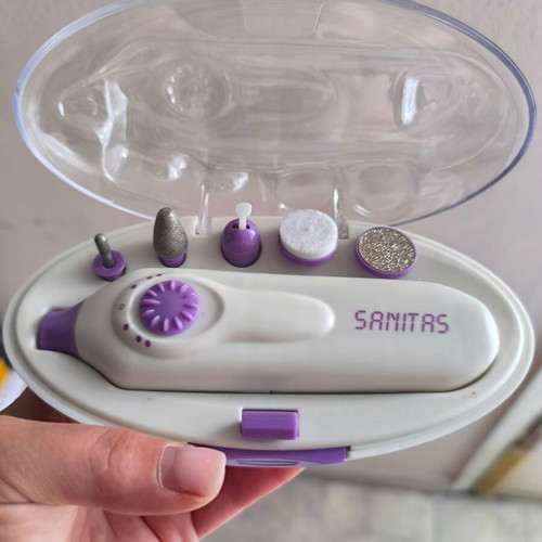 Sanitas travel manicure and pedicure set new