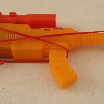 Anco 1980s Comet space plastic toy gun with sound and spark new