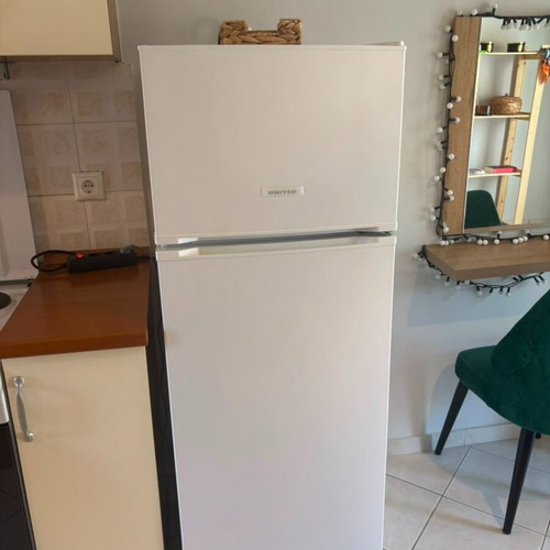 Sofa kitchen fridge and furniture set used, bundle price
