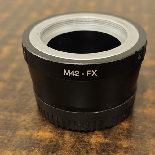 M42>fx Lens Adapter like new for Fuji mirrorless cameras
