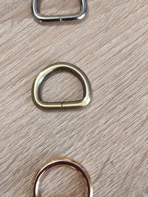 Wire half-circle ring 20mm new, set of 93 pieces