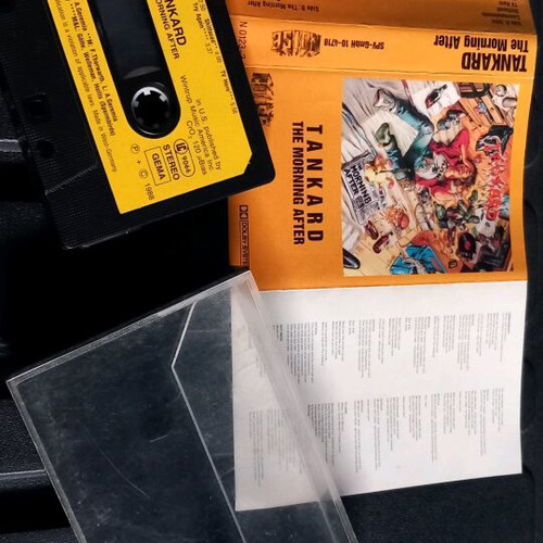Tankard The Morning After cassette used, thrash metal 1988