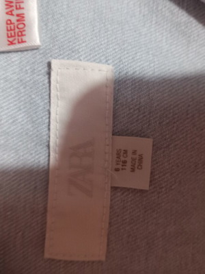 Zara denim dress size 6 years, like new, blue